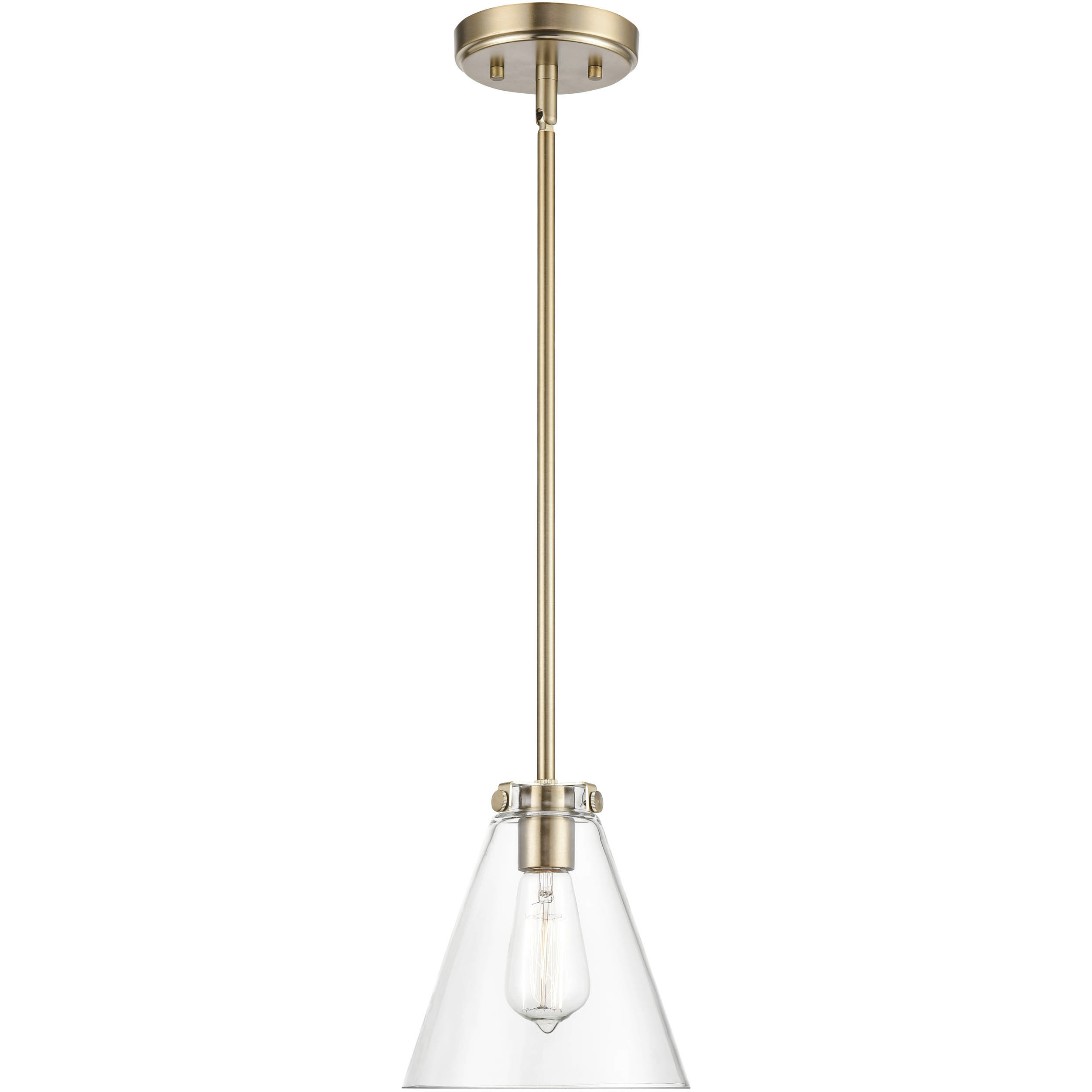 Aliza 1 Light 7.75 inch Modern Gold Pendant Ceiling Light